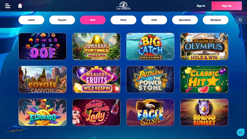 las-atlantis slots screenshot