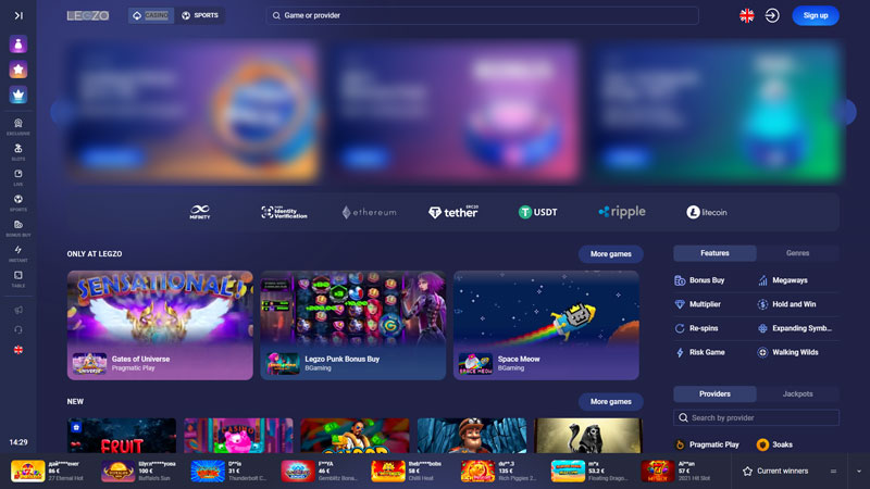 legzo lobby screenshot