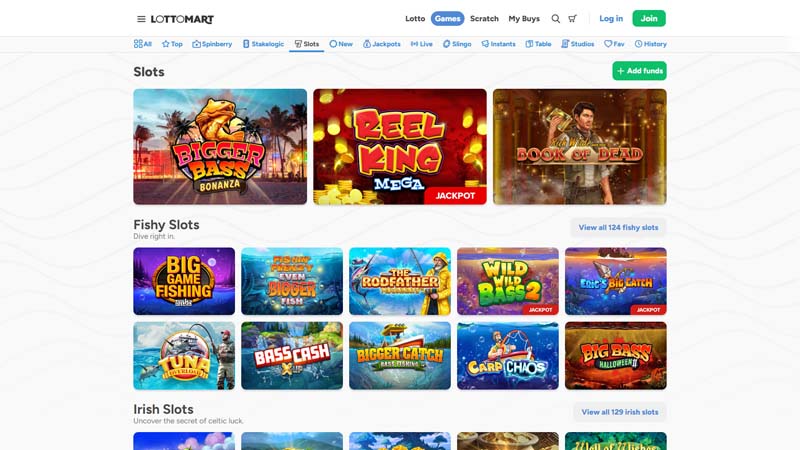 lottomart slots screenshot