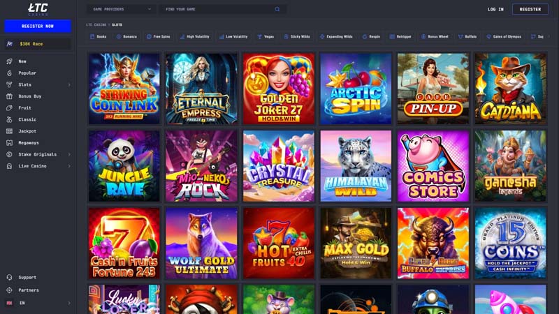 ltc-casino slots screenshot