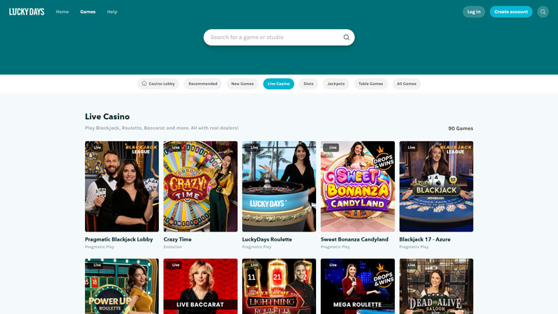 Thumbnail lucky-days-casino live