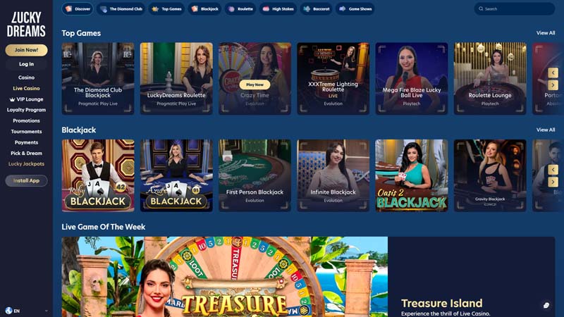 Thumbnail lucky-dreams live