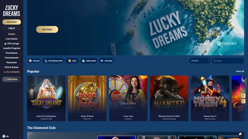 Thumbnail lucky-dreams lobby