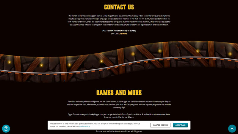 Thumbnail lucky-nugget-casino support