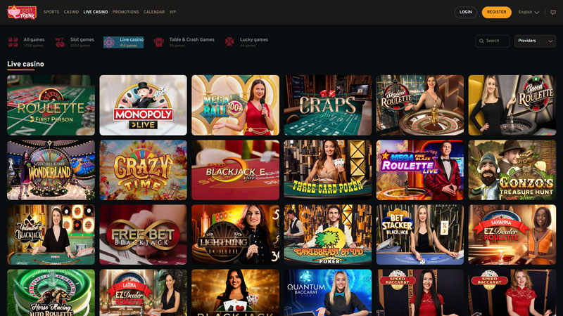 lucky-trunk live screenshot