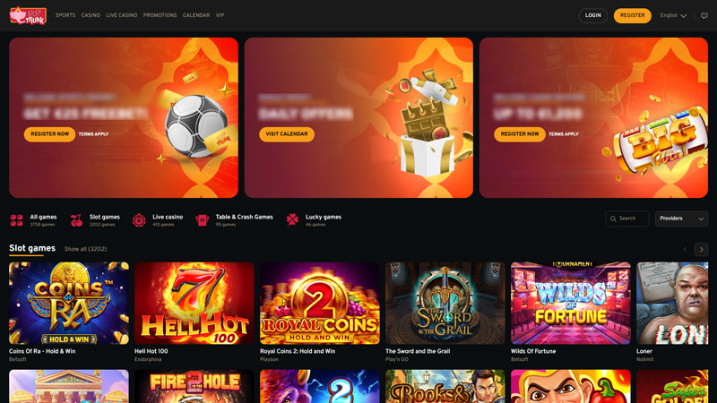 lucky-trunk lobby screenshot