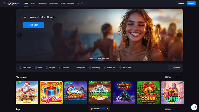 lucky-vibe lobby screenshot