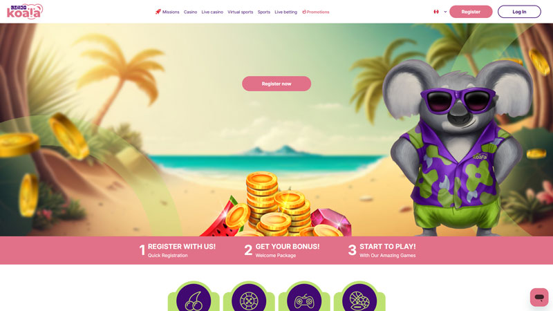 luckykoala lobby screenshot