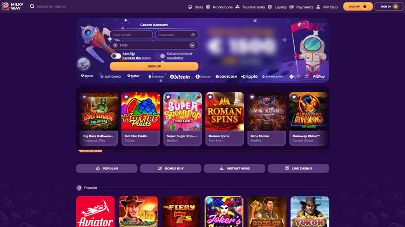 milkyway lobby screenshot