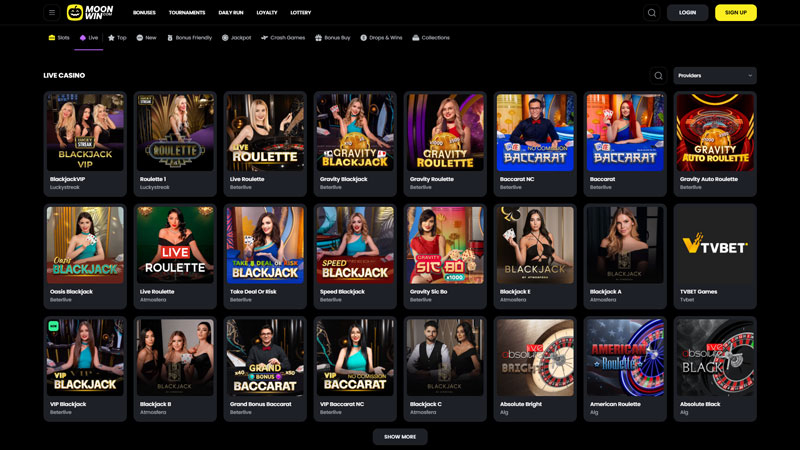 moonwin live screenshot