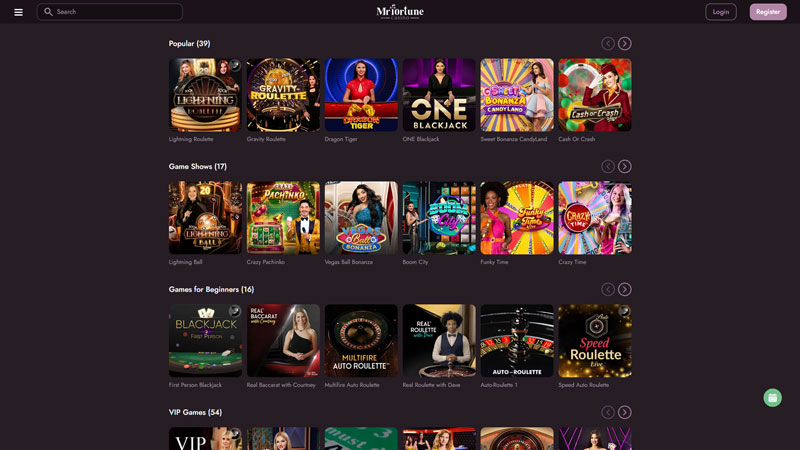 mrfortune live screenshot