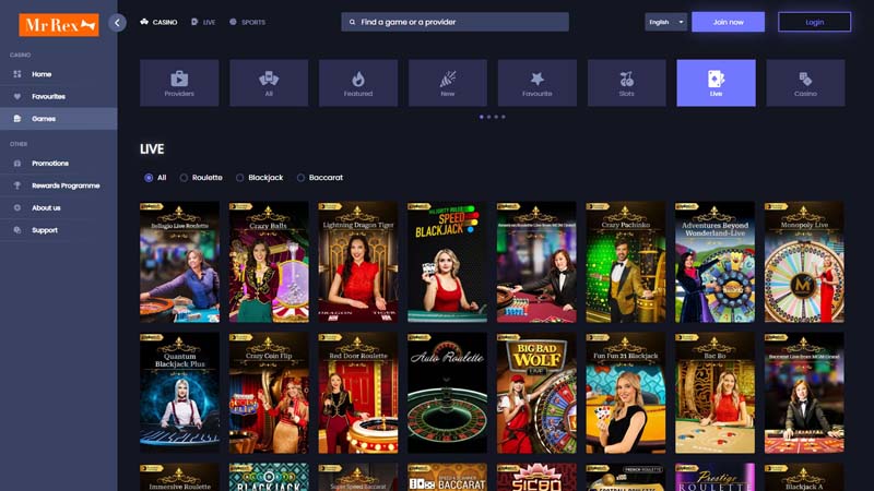 mrrex live screenshot