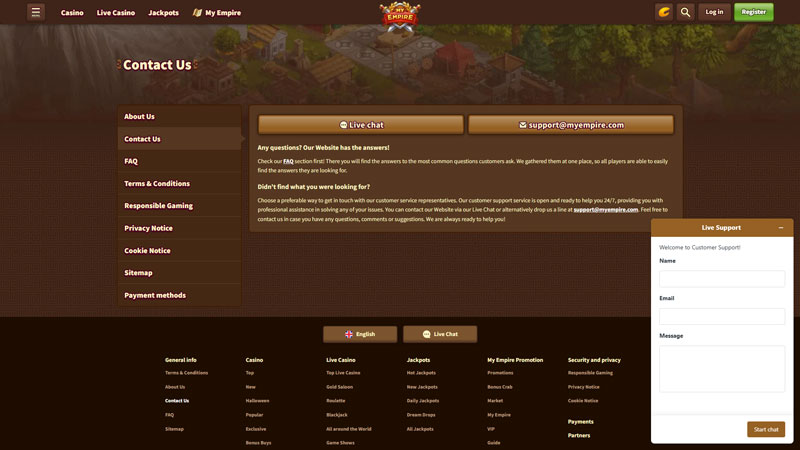 Thumbnail myempire support