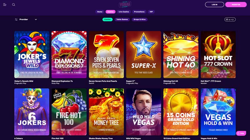 neon-vegas slots screenshot