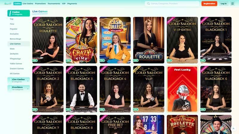 neon54 live screenshot