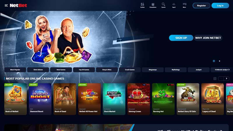 netbet-casino lobby screenshot