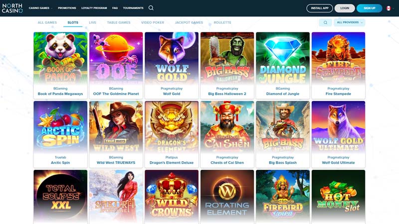 north-casino slots screenshot