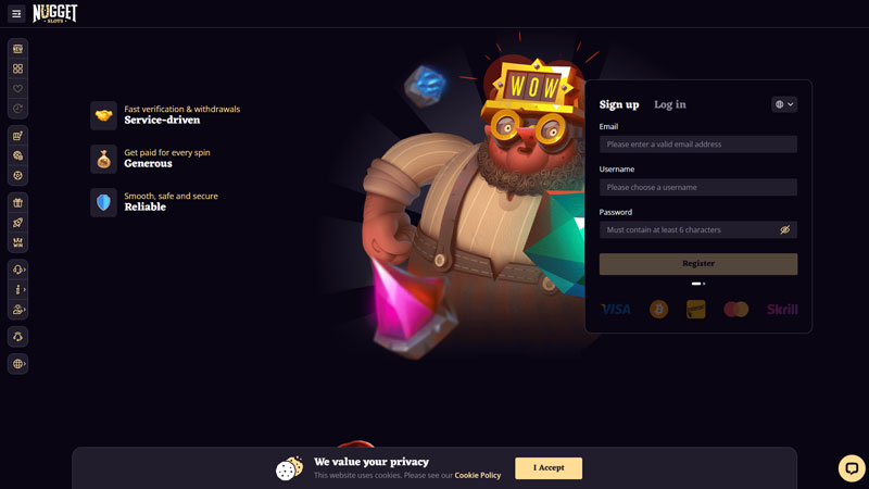 Thumbnail nuggetslots lobby