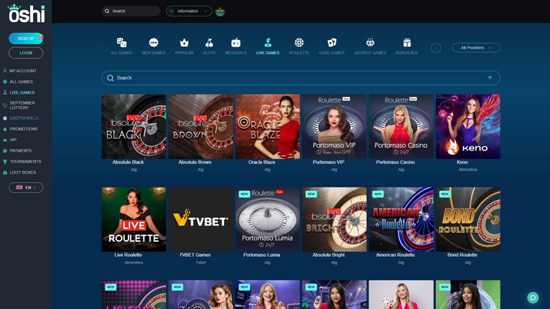 oshi live screenshot