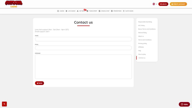 ovitoons support screenshot