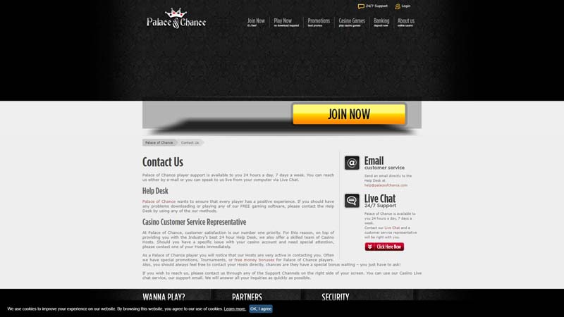 Thumbnail palace-of-chance-casino support