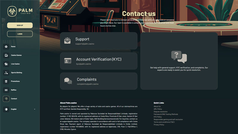 Thumbnail palm-casino support