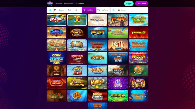 pay-by-mobile-casino slots screenshot
