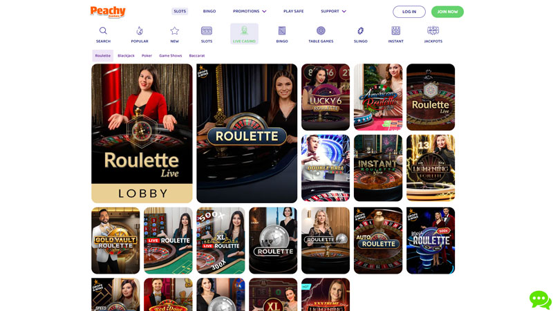 Thumbnail peachy-games live