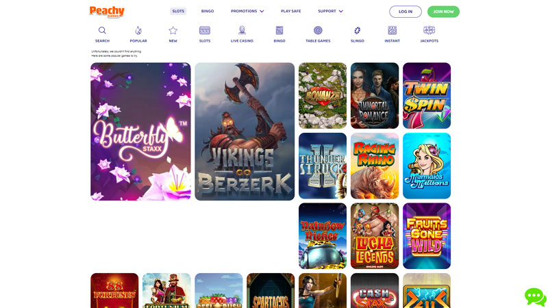 Thumbnail peachy-games slots