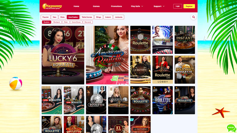 play-sunny live screenshot