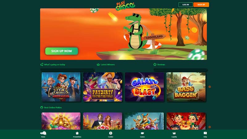 playcroco lobby screenshot