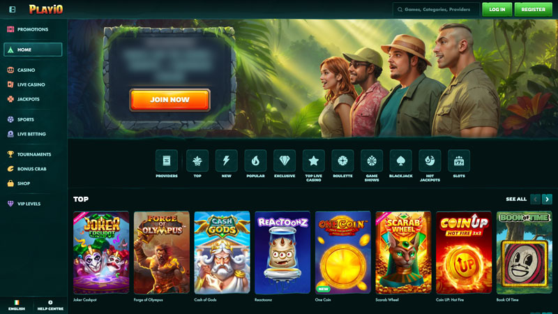 Thumbnail playio lobby