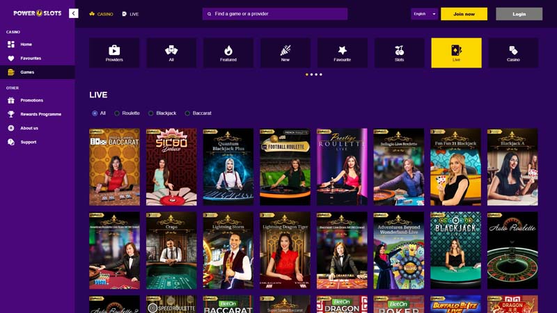 power-slots-casino live screenshot