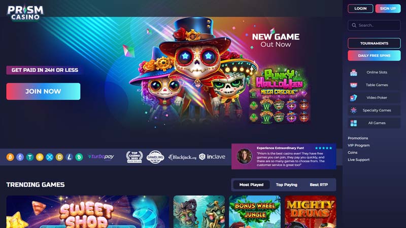 Thumbnail prism-casino lobby