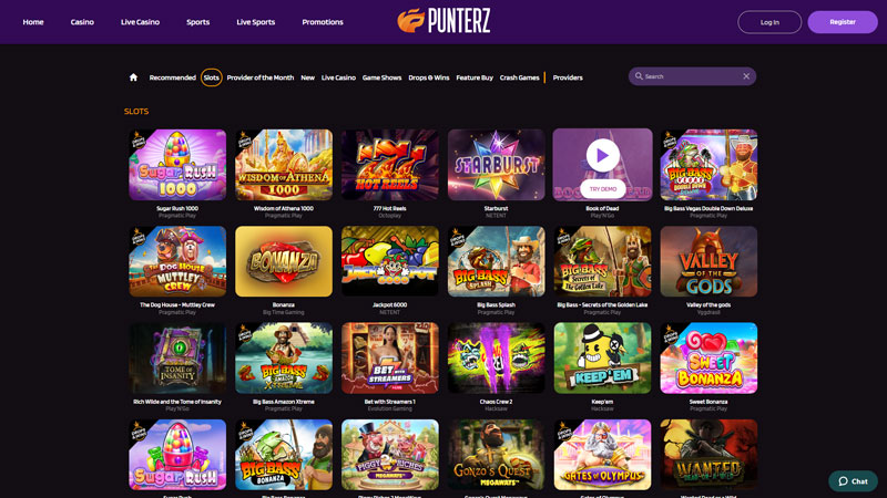 punterz slots screenshot