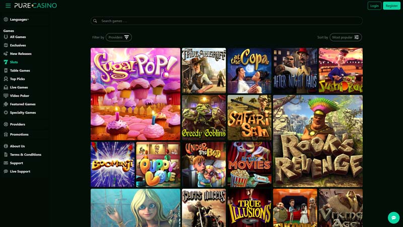 Thumbnail purecasino slots