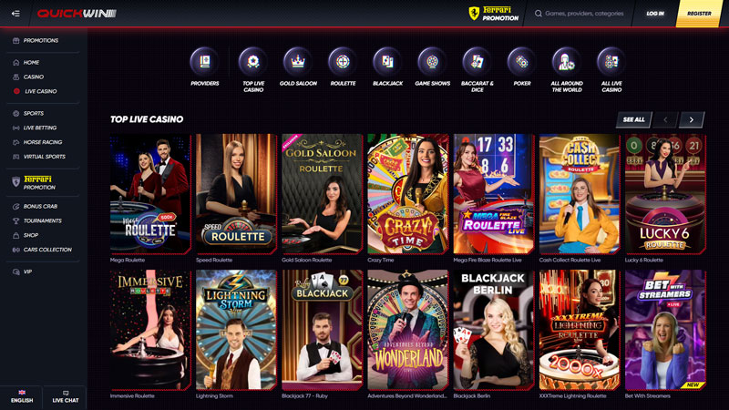 quickwin live screenshot