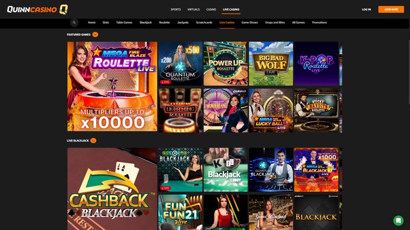 Thumbnail quinnbet live