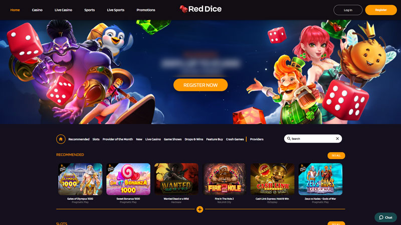 reddice lobby screenshot