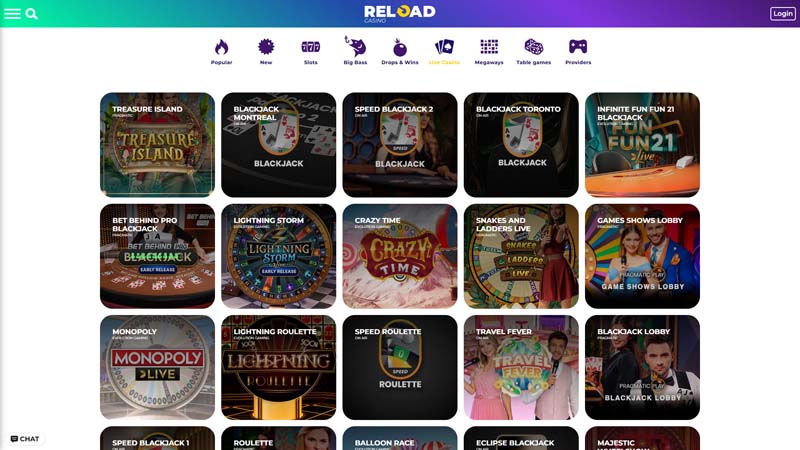 Thumbnail reload-casino live