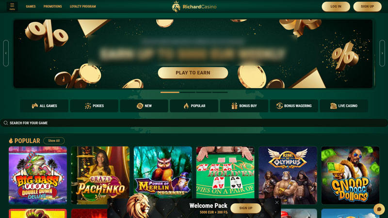 Thumbnail richard-casino lobby