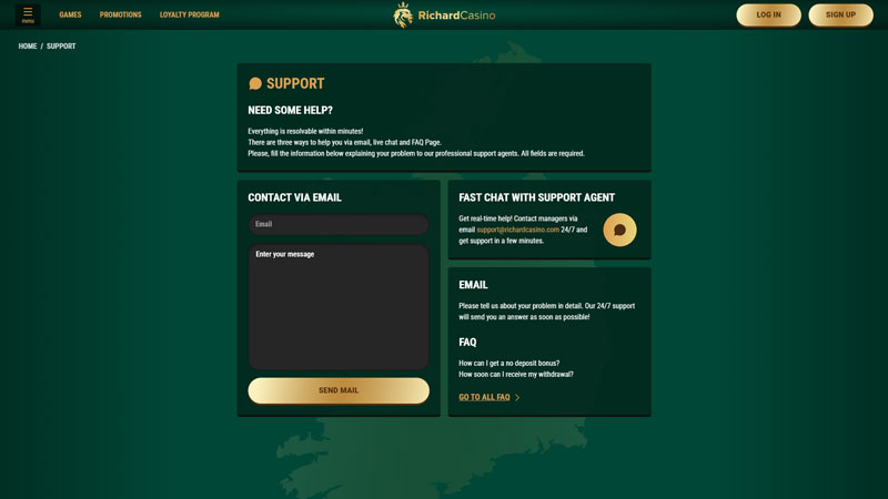 Thumbnail richard-casino support