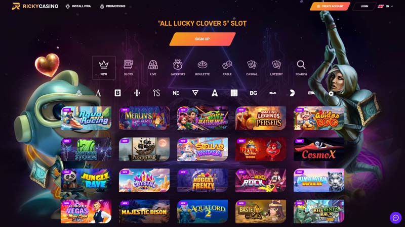 Thumbnail rickycasino lobby