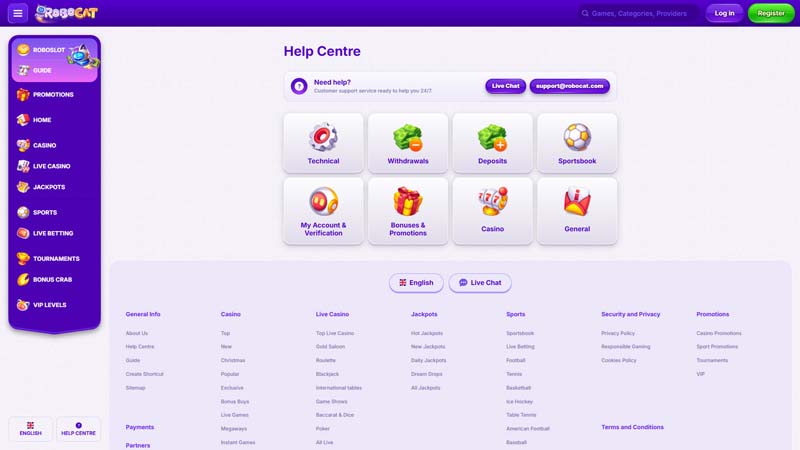 Thumbnail robocat support