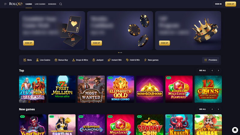 rollxo lobby screenshot