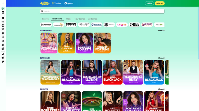 samba-slots live screenshot