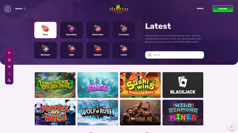 Thumbnail shazam slots