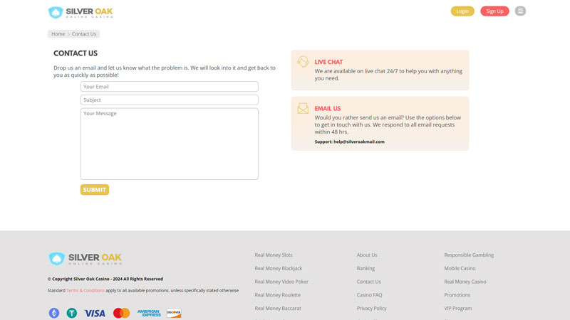 Thumbnail silver-oak support