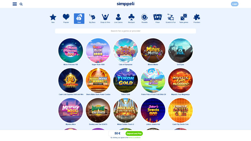 simppeli slots screenshot