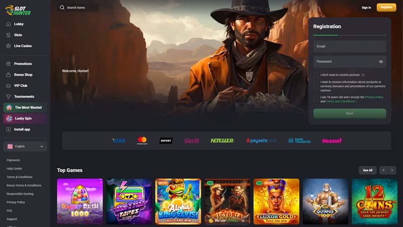 Thumbnail slot-hunter lobby